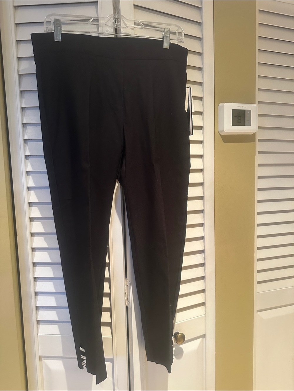 Black Women's Ponte Skinny Pants